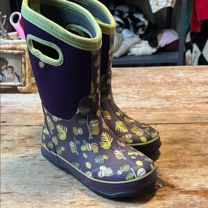 Kids Sloth Bogs Snow Boots